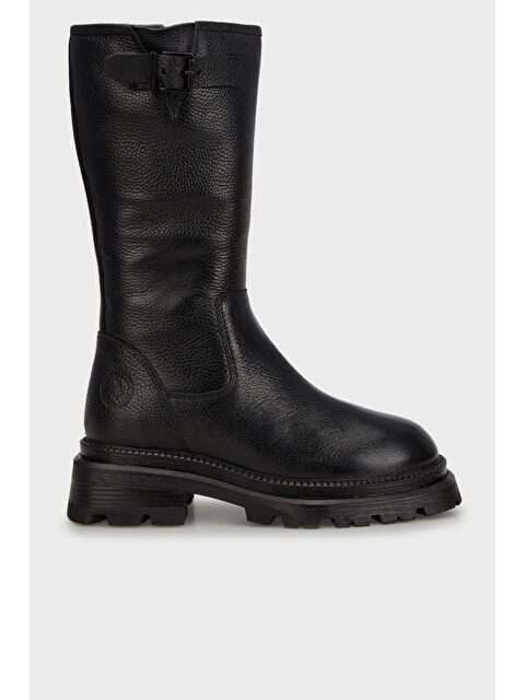 Hammer Jack Janet Hakiki Deri Logolu Kadın Çizme 102 24650-Z - S000294236-15542