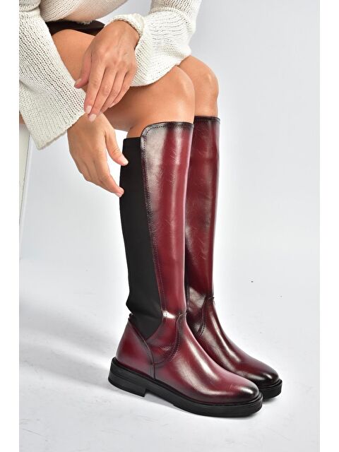 Fox Shoes Bordo Kadın Çizme V312212360 - S000464438-19951