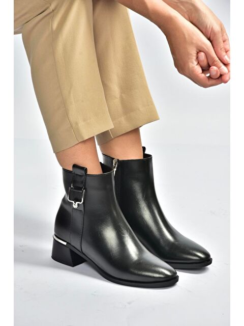 Fox Shoes Siyah Kadın Bot V518978809 - S000464434-19351