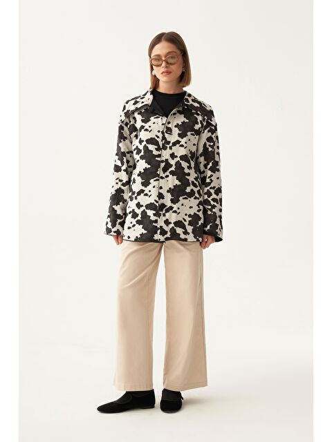 ALLDAY Siyah-Çift Yönlü Gabardin Kapitone Ceket - S000501620-19351