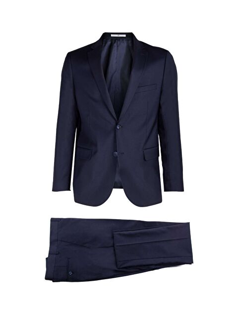 igs Erkek Lacivert Slim Fit / Dar Kalıp Mono Yaka Takım Elbise - S000490262-21164