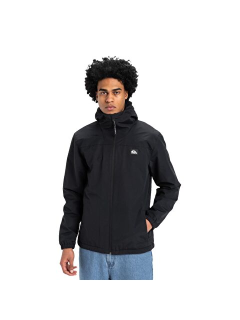 Quiksilver Overcast 3k Warm Jacket Erkek Siyah Mont - S000489693-19351
