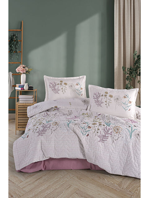 Clasy %100 Pamuk Çift Kişilik Dört Mevsim Set Bahari - S000493847-20024