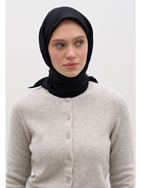 Fresh Scarfs Pamuk Viskon Eşarp Siyah - S000458568-19351