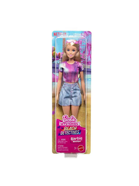 BARBIE Barbie Mysteries: Beach Detectives Malibu Bebek JFV63