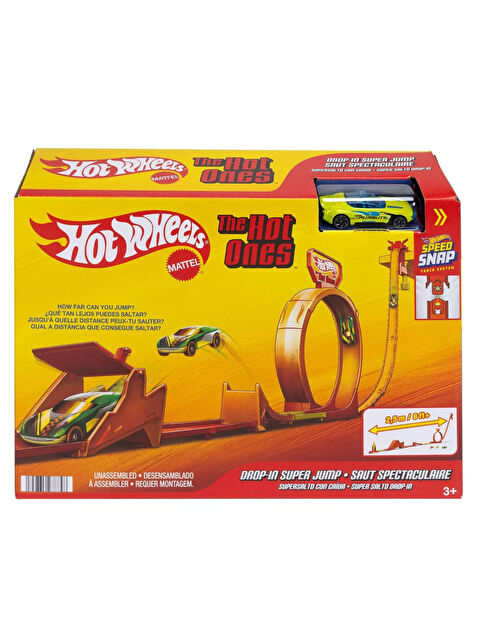 Hot Wheels Action Hot Ones Gravity Drop Toy Vehicle Track JCX69