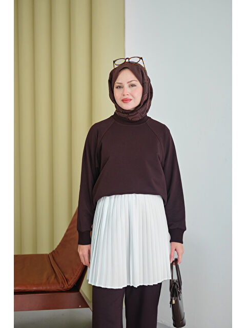 Locco Moda Kadın Belden Pileli İçlik Beyaz - S000494486-20063