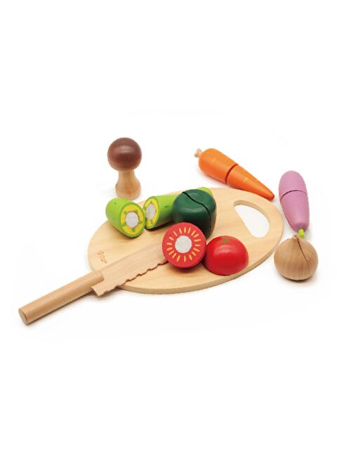 Classic World Ahşap Sebze Kesme Oyunu (16 Parça) - S000069529-23173