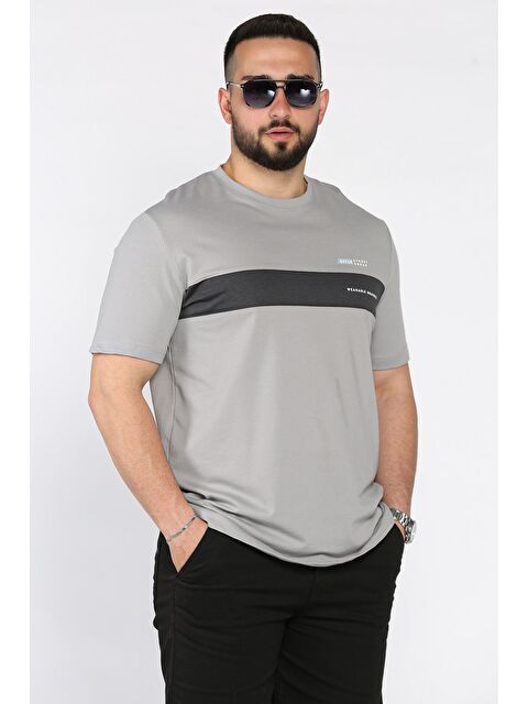 Mishar İtalia Erkek Bisiklet Yaka Baskılı Tişört - S000372989-20600