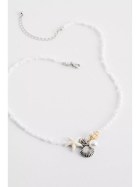 New Obsessions Beyaz Kumlar Kadın Charm Kolye - S000387034-20076