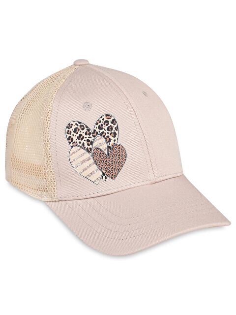 Civil Girls 10-13 Yaş Çocuk Kız Kep Şapka - Bej