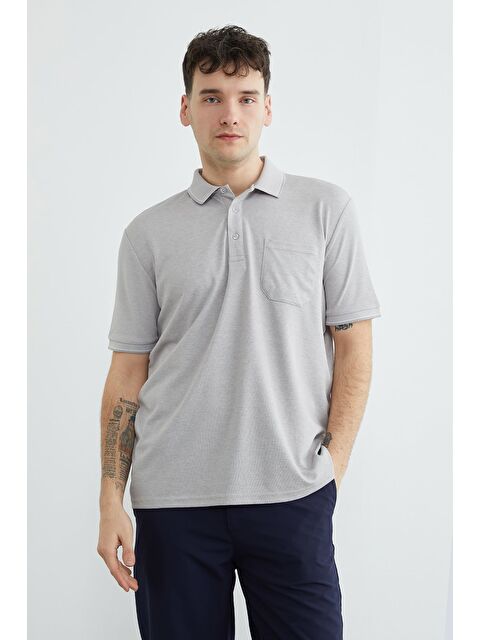 Fullamoda Tek Cepli Polo Yaka Tişört - S000515574-20600