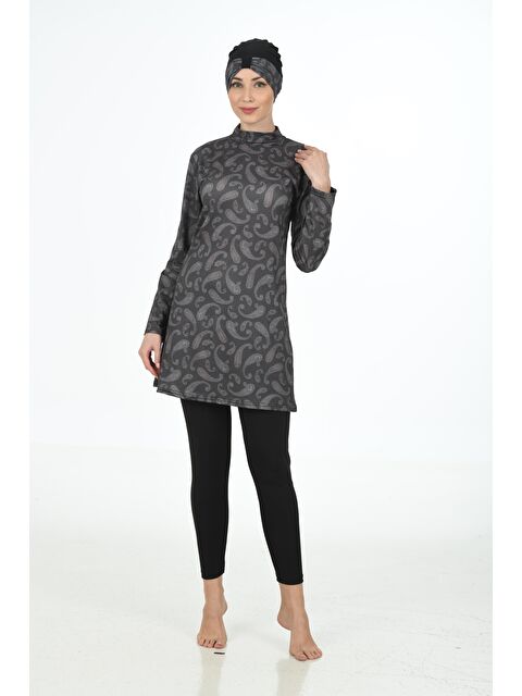 Fantasy Tam Kapalı Elastanlı Tesettür Mayo 3321