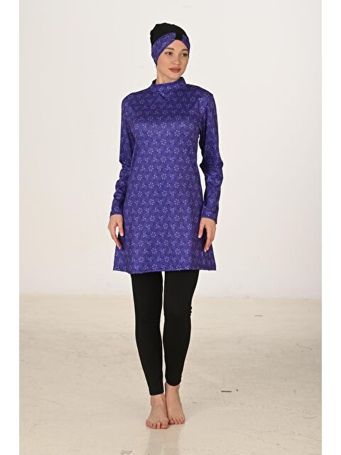 Fantasy Tam Kapalı Elastanlı Tesettür Mayo 3409