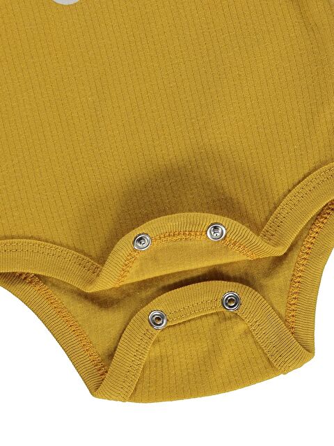 Civil Baby Kaplan Baskılı 1-36 Ay Çıtçıtlı Badi - Hardal 2-3 Yaş - S000494711-20074