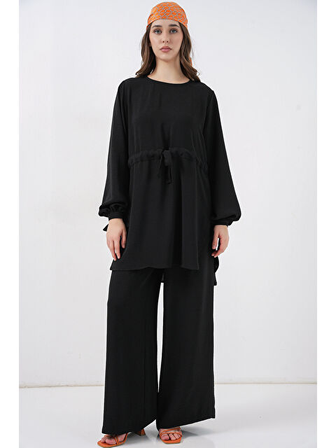 Bigdart Kadın Uzun Tunik Pantolon İkili Takım 6719 - Siyah - S000505458-19351