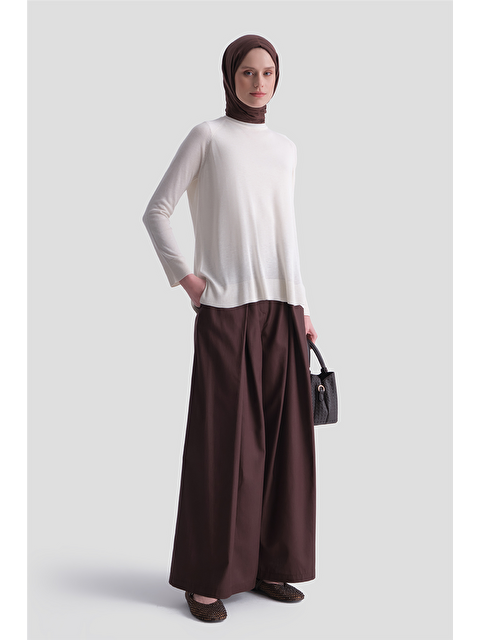 ARMİNE Basic Rayon Tunik Ekru