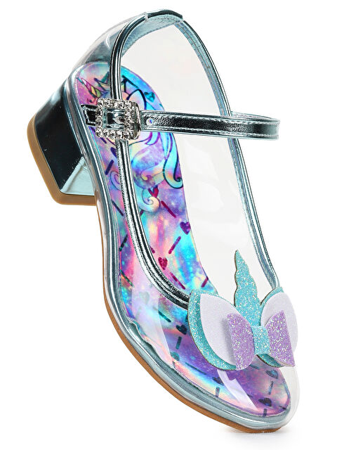 Kiko Kids Kız Çocuk Topuklu Abiye Şeffaf Ayakkabı - S000506031-20054