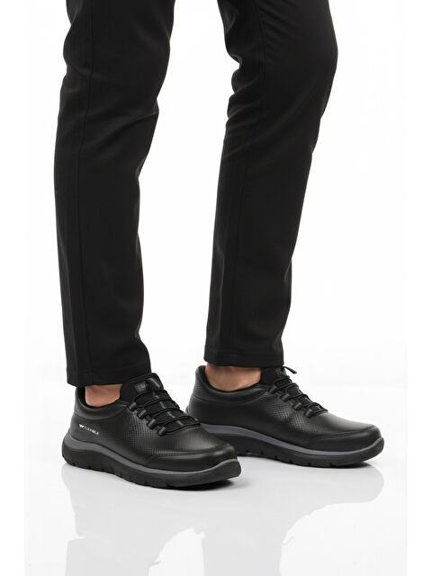Walkway Siyah Bilekten Lastikli Erkek Spor Ayakkabı Flexible Pu M - S000464963-22238