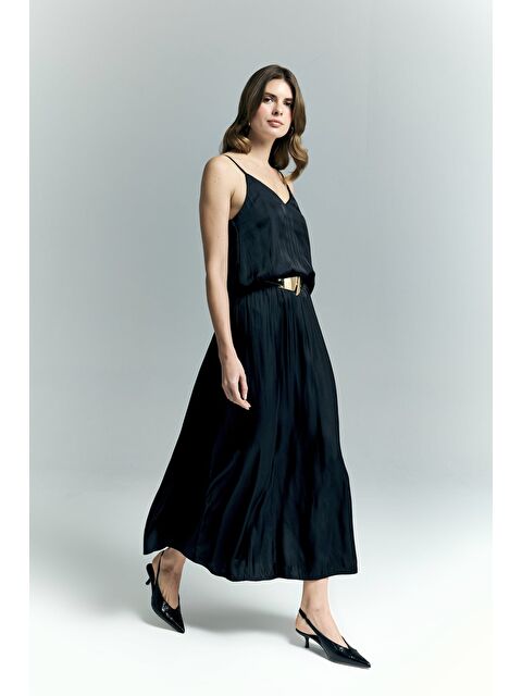 SATEEN Tosca Etek - Siyah - S000531633-19351