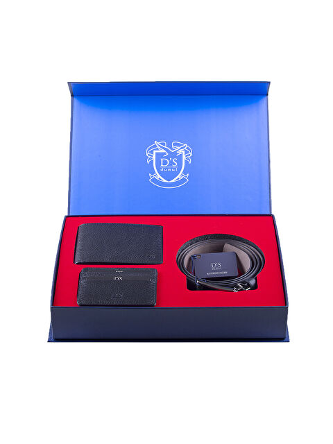 D'S damat Kemer Cüzdan Kartlık set SİYAH - S000532572-19351