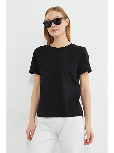 Fullamoda Basic Bisiklet Yaka Tişört