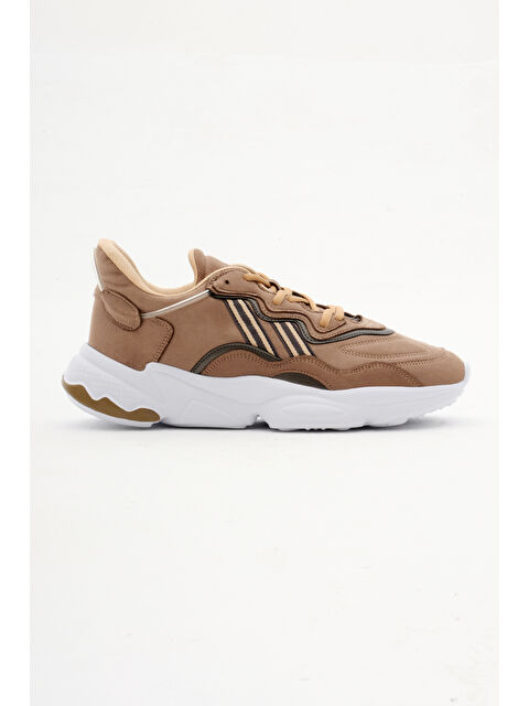 TONNY BLACK Unisex Toprak Rahat Kalıp Yüksek Taban Şeritli Bağcıklı Spor Ayakkabı - S000500121-19413