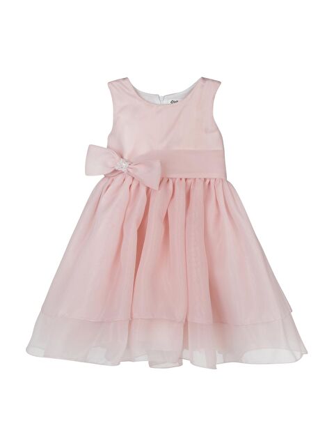 Civil Girls Kız Çocuk 6-9 Yaş Abiye - Pudra