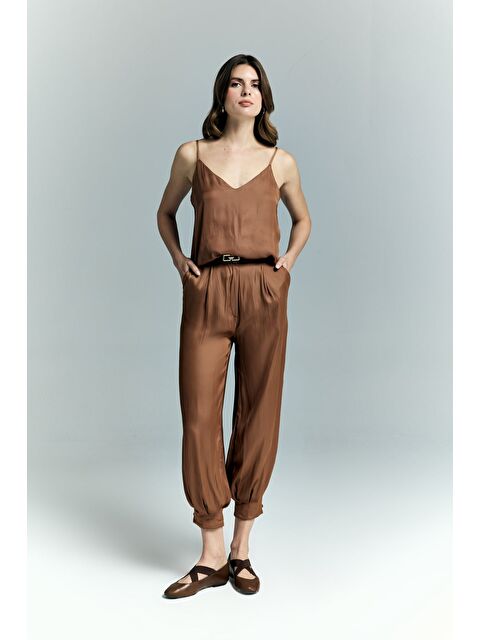 SATEEN Tosca Pantolon - Tarçın - S000531626-19956