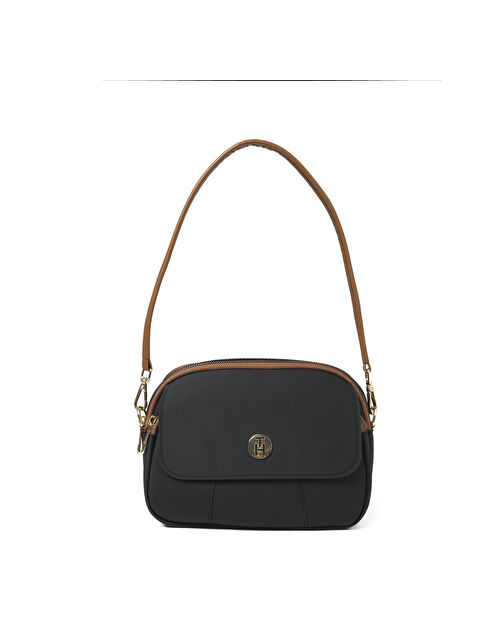 TH Kadın Çapraz Çanta TH-YK2265 Siyah-Taba