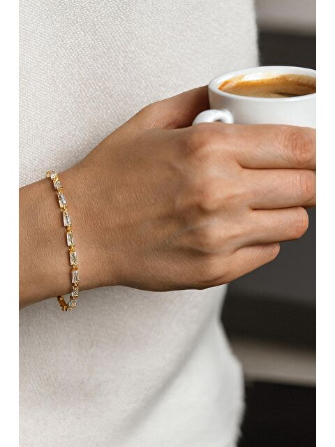 New Obsessions Konik Kristal Taşlı Suyolu Bileklik - S000482553-20076