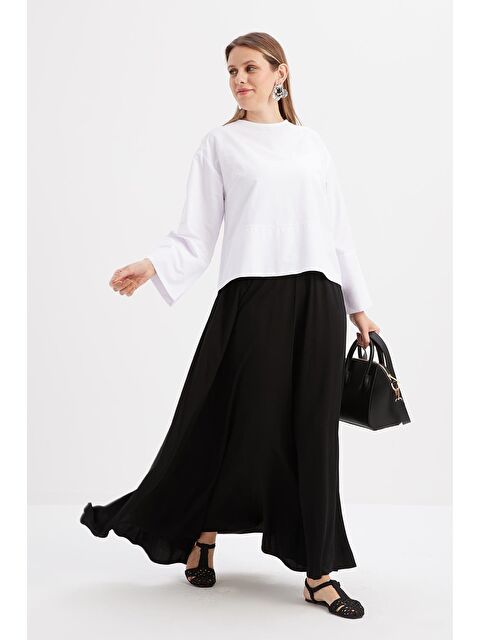 ALLDAY Siyah-Lastikli Basic Etek - S000500231-19351