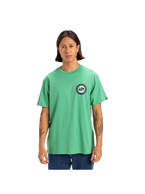 Quiksilver Circle Back Erkek Yeşil Tişört - S000489736-18194