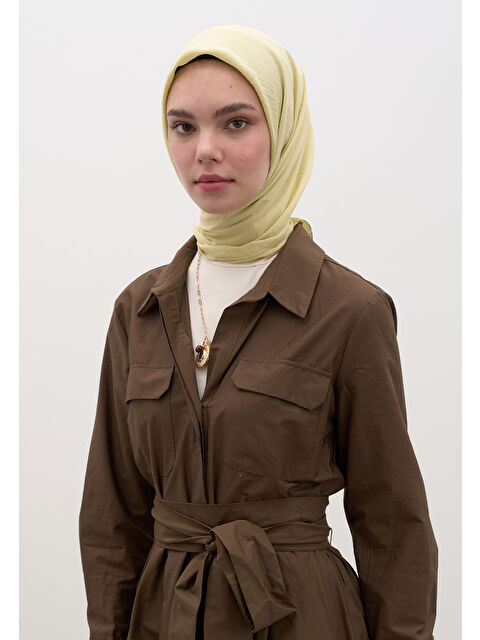 Fresh Scarfs Pamuk Viskon Eşarp Tereyağı - S000458568-20072