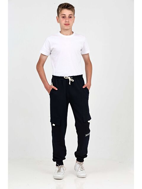 Toontoykids Erkek Çocuk Kargo Cepli Eşofman Alt - S000413699-19413