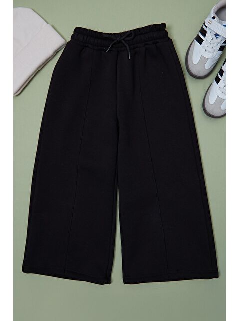 Fullamoda 3 İplik Çima Dikişli Kız Çocuk Palazzo Eşofman Altı - S000451845-19351