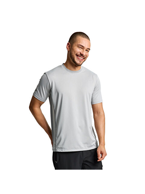 Slam Crew Sunblock Erkek Gri Tişört - S000489050-20600