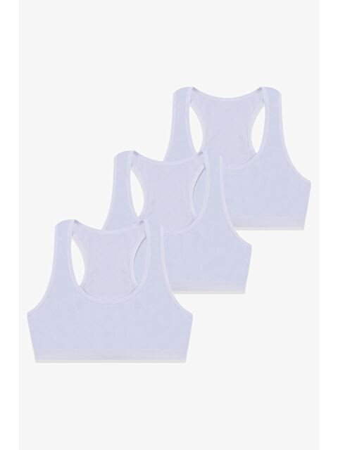 Koza İç Giyim Kadın 3'lü Kalın Askılı Yarım Büstiyer - S000499083-20063