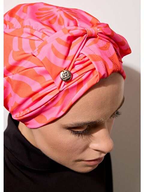 Mayovera Tasarım Mayo Pembe Fiyonklu Bone - S000373414-20024