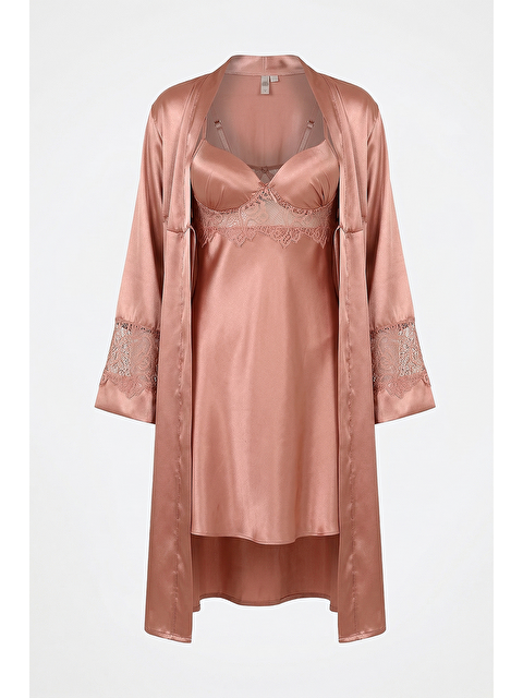 BONDY Saten 2 Li Set Kaplı BAKIR