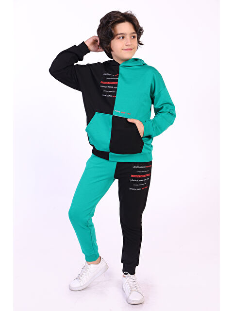 Toontoykids Erkek Çocuk Kanguru Cepli Eşofman Takım - S000359039-19416