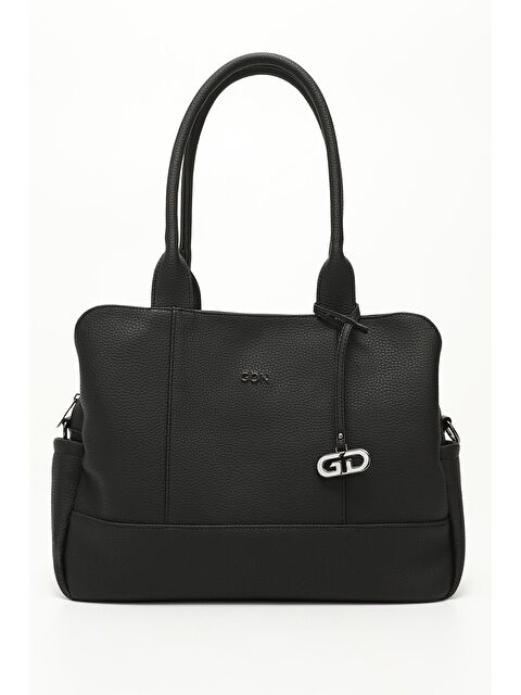 GÖNDERİ(R) SİYAH  Büyük Boy Kadın Omuz Çantası B6859 - S000155797-19351