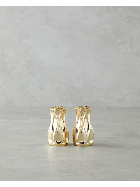 English Home Baho Cam Tuzluk - Biberlik 4x4x8 cm Gold - S000497597-20076
