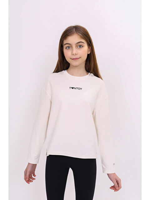 Toontoykids Kız Çocuk Baskılı Tişört - S000359066-19965