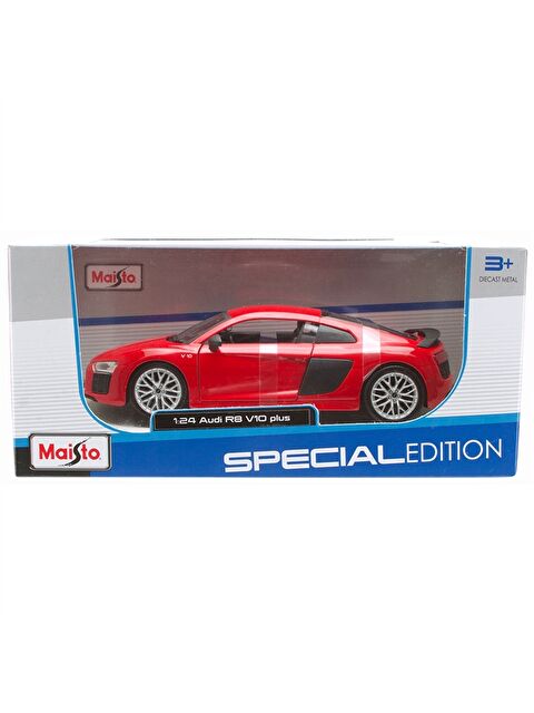 Maisto 1/24 Audi R8 V10 Plus Model Araba - Kırmızı - S000500132-10231