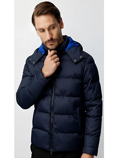 igs Erkek Lacİvert Standart Şişme Mont - S000490271-21164