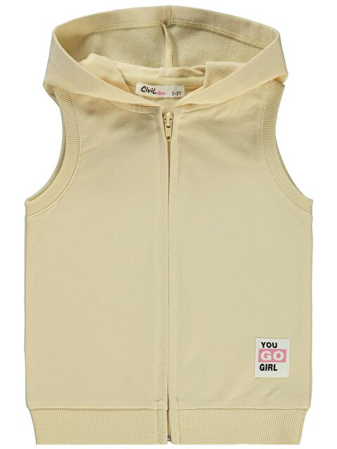 Civil Girls Basic 2-5 Yaş Yelek - Sarı 5-6 Yaş - S000370568-20072