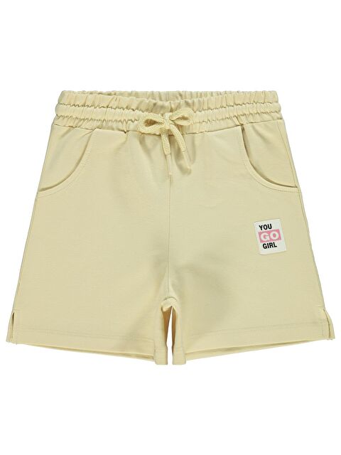 Civil Girls Basic 6-9 Yaş Şort - Sarı 7-8 Yaş - S000511448-20072