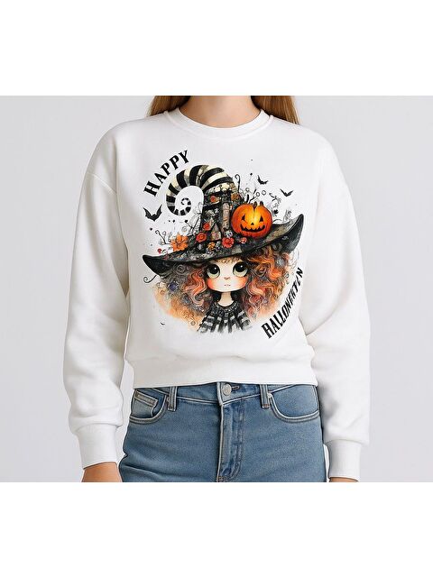 Little Star Kız Çocuk Baskılı Üç İplik Kumaş Sweatshirt - S000435876-19966