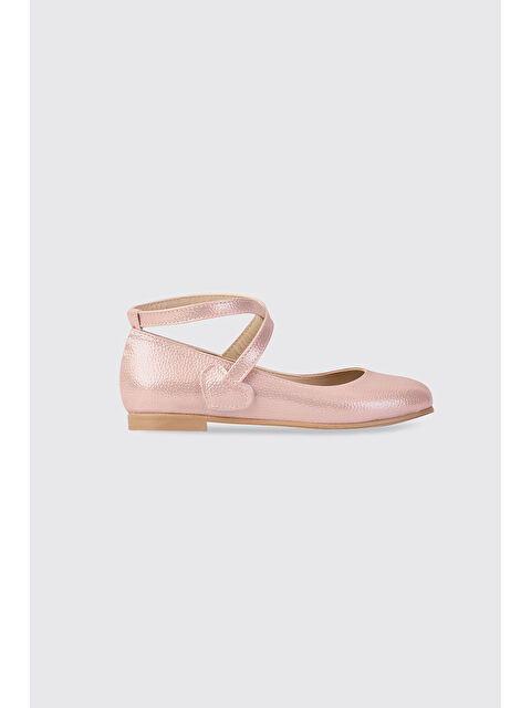 Panço Kız Çocuk Pembe Babet